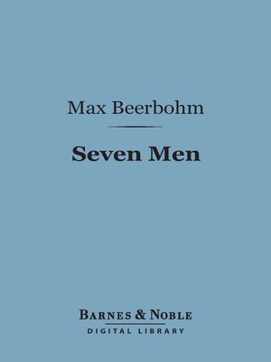 cover image of Seven Men (Barnes & Noble Digital Library)